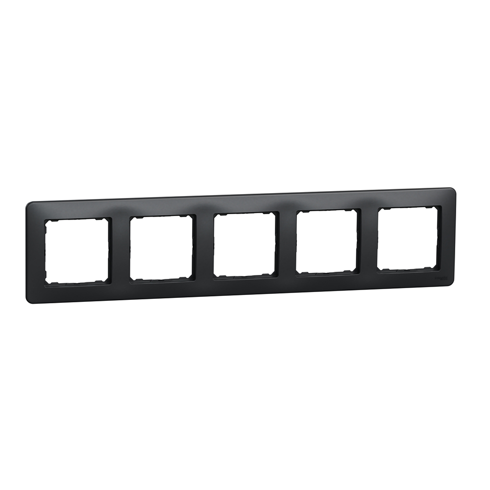 SCHNEIDER ELECTRIC - SDD314805 Sedna Design- 5-gang frame - antracite