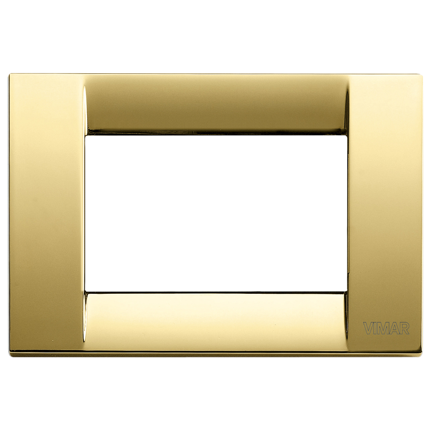 VIMAR - 16733.32 - Classica plate 3M metal polished gold