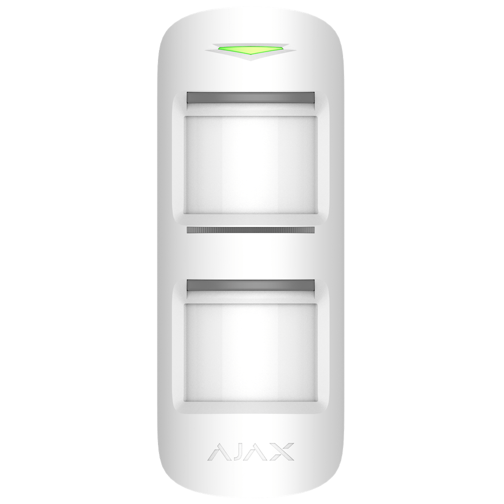 AJAX - Wireless PIR motion sensor, 90°, range 15m @ h=1.3m, IP55, white, MotionProtect Outdoor 38197.33.WH1