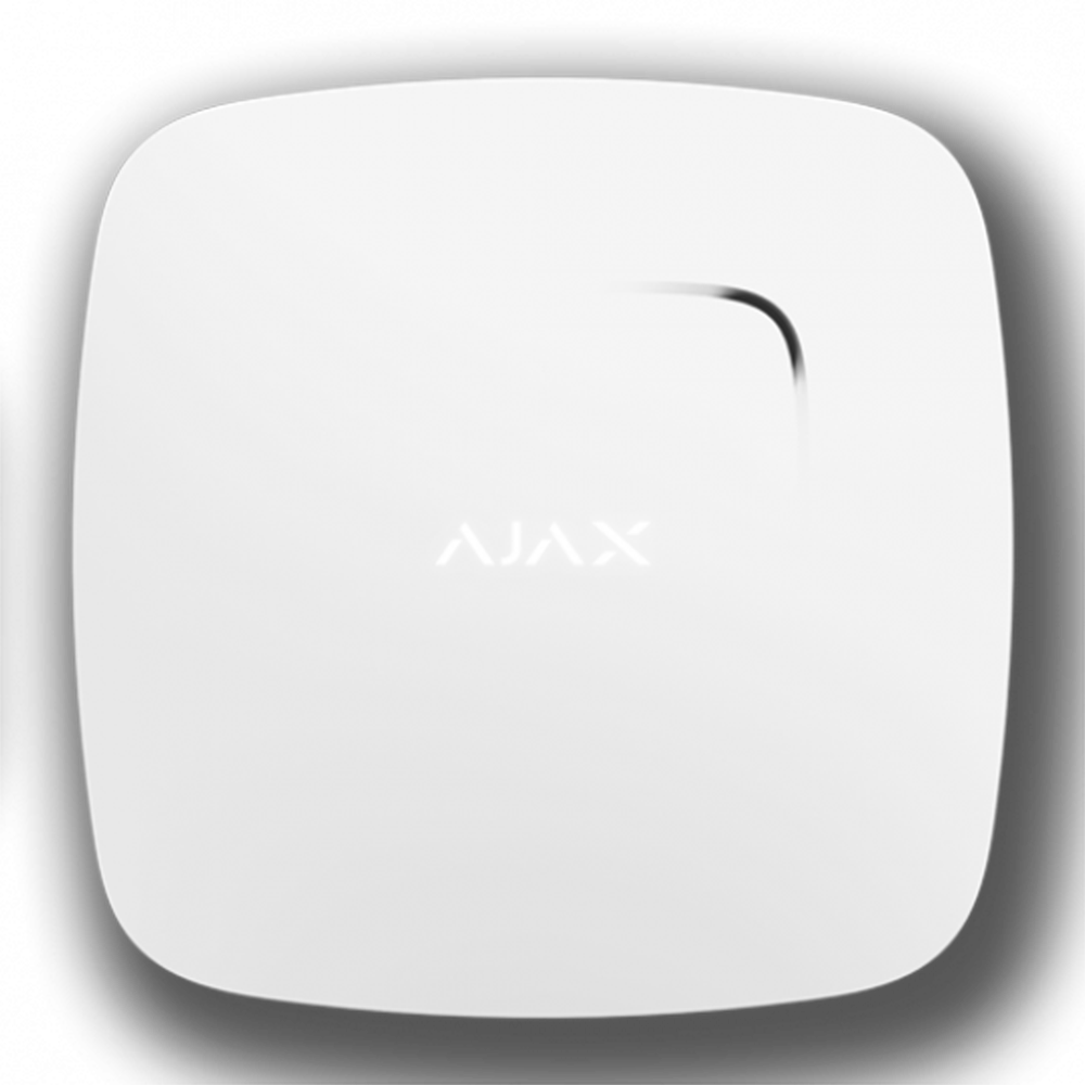 AJAX - 8219.16.WH1 Wireless Smoke and Heat Detector Fire Protect Plus White