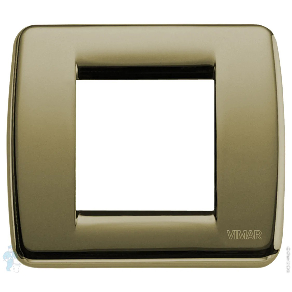 VIMAR - 17093.37 - IDEA Rondò Рамка 2М немски стандарт Antique brass
