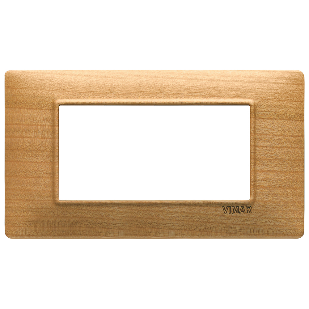 VIMAR - 14654.63 - Plate 4M wood cherry