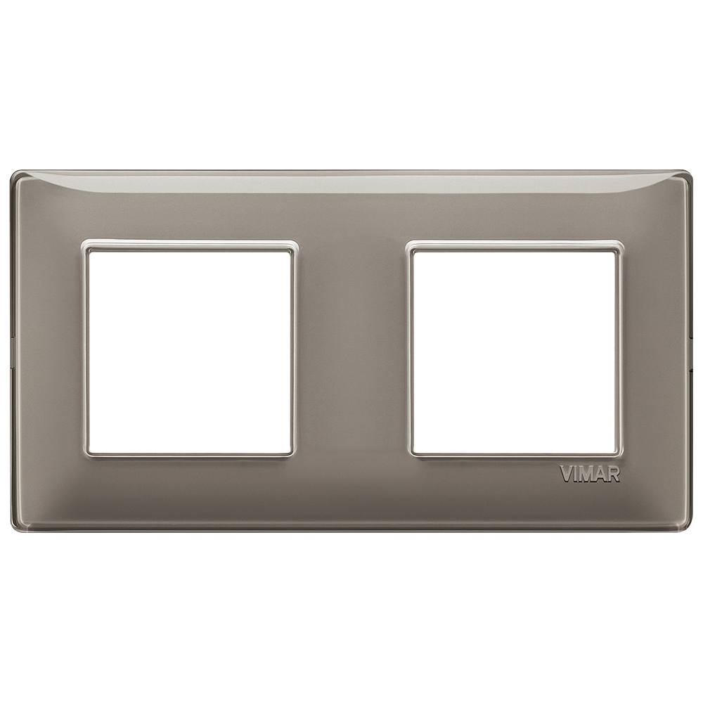 VIMAR - 14643.40 - Plate 4M (2+2) 71mm Reflex ash