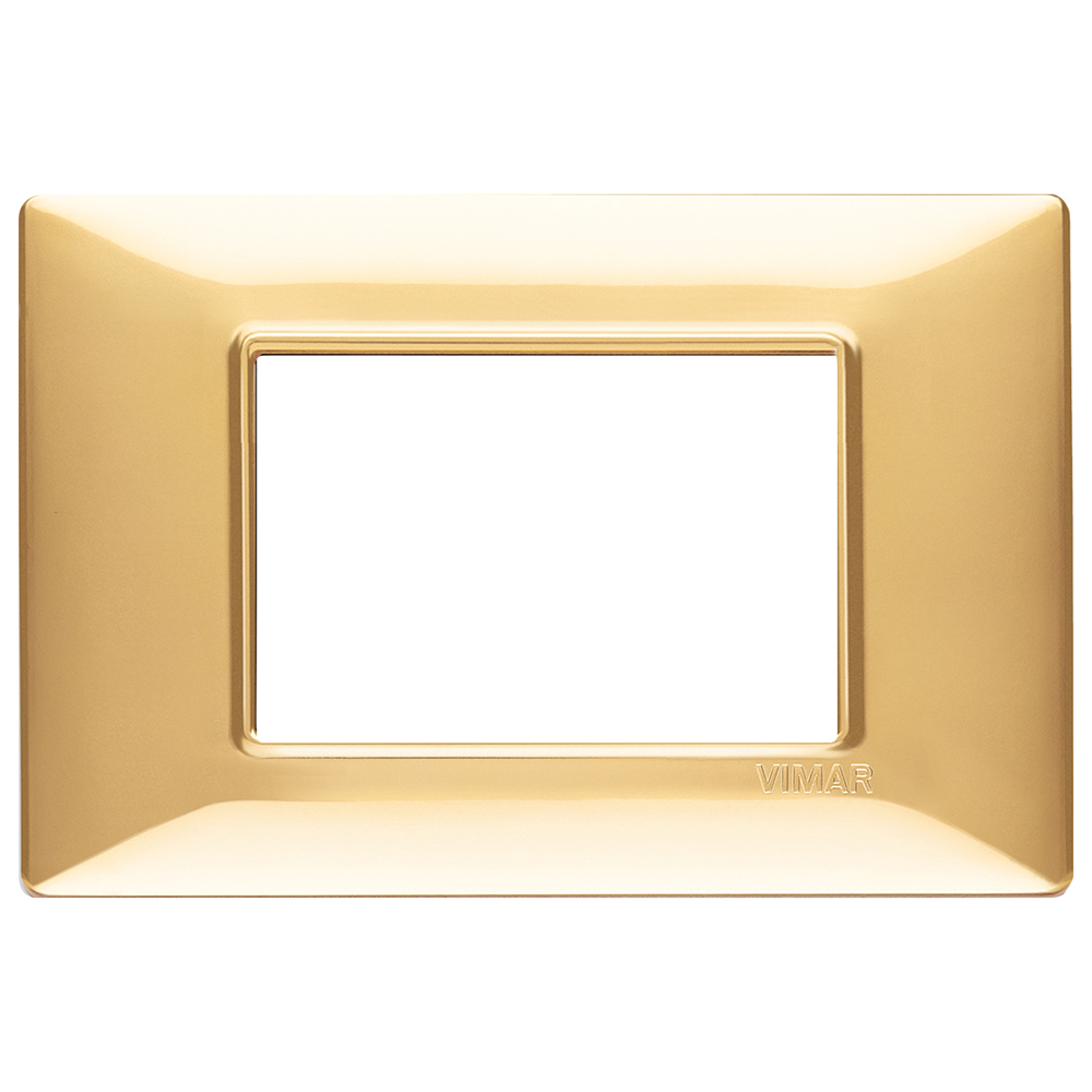 VIMAR - 14653.24 - Plate 3M techn. polished gold