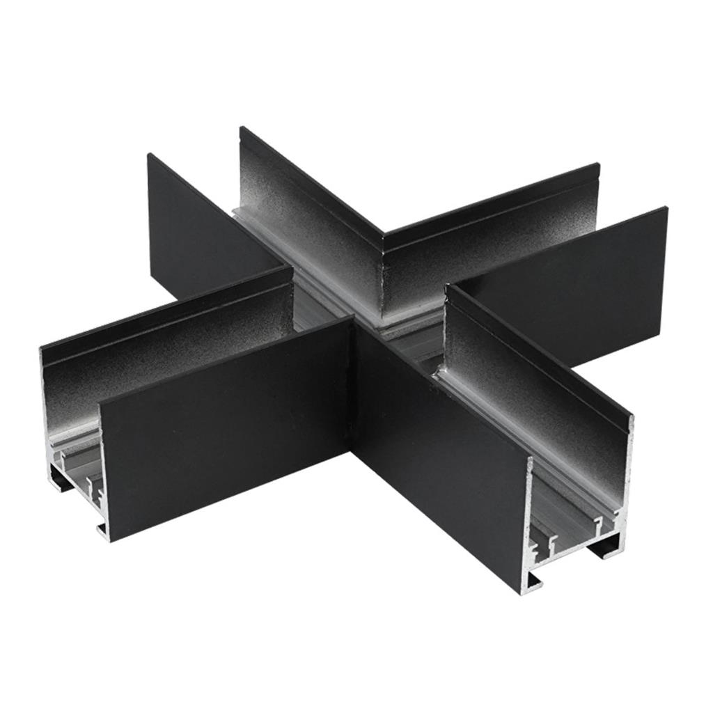 ULTRALUX - Cross connector for surface mounting deep black LMST20KK