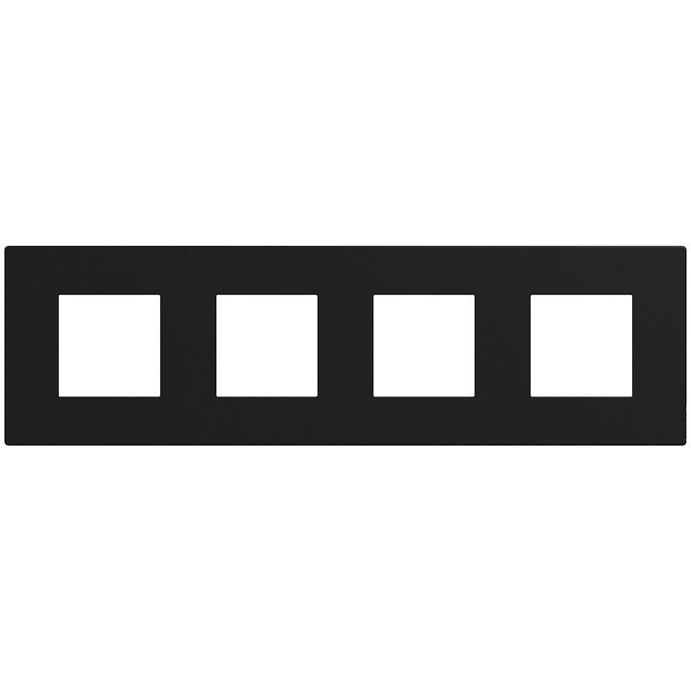 BTICINO - cover plate 2+2+2+2 modules Dark Light Now YA4802M4DD