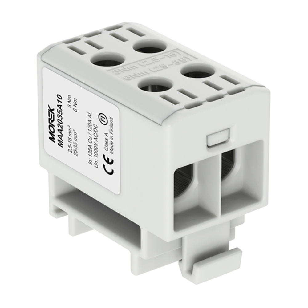 MOREK - OTL35-2 grey 2xAl/Cu 2,5-35mm² 1000V Universal terminal  MAA2035A10