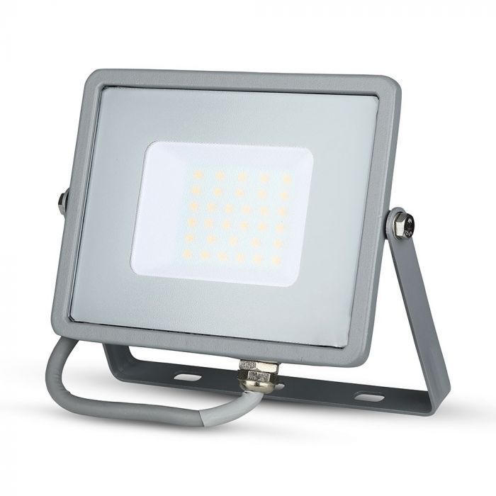V-TAC - 30W LED Прожектор SAMSUNG Чип SMD Сиви Тяло 4000K SKU: 455