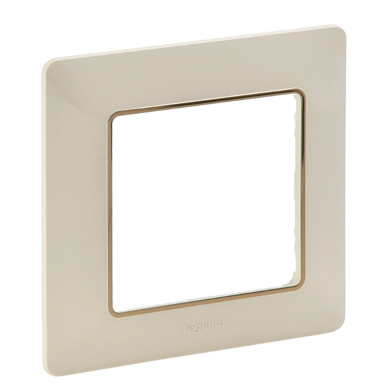 LEGRAND - Единична рамка Valena Life 754061 крем със злато