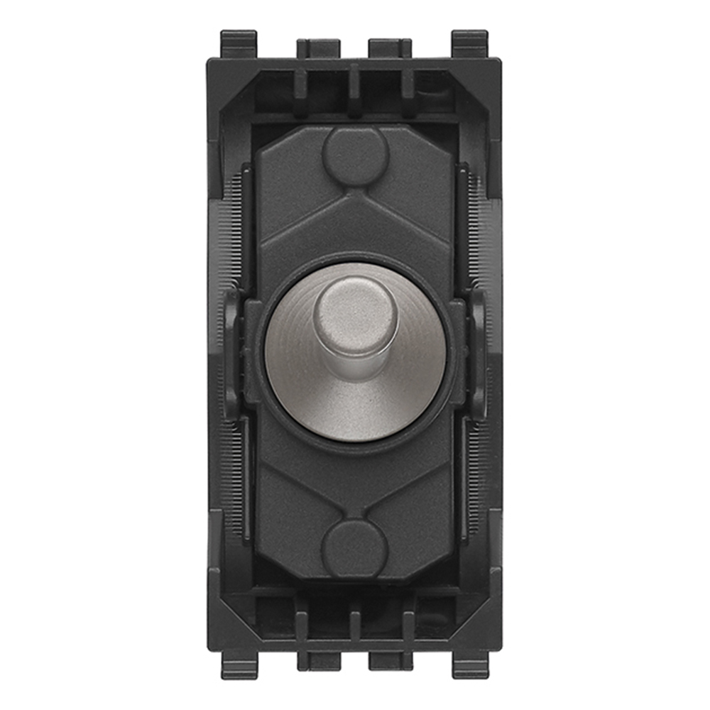 VIMAR - Девиаторен двуполюсен бутон никел 2P 10A 2-way push button Vintage nickel - 22061.11