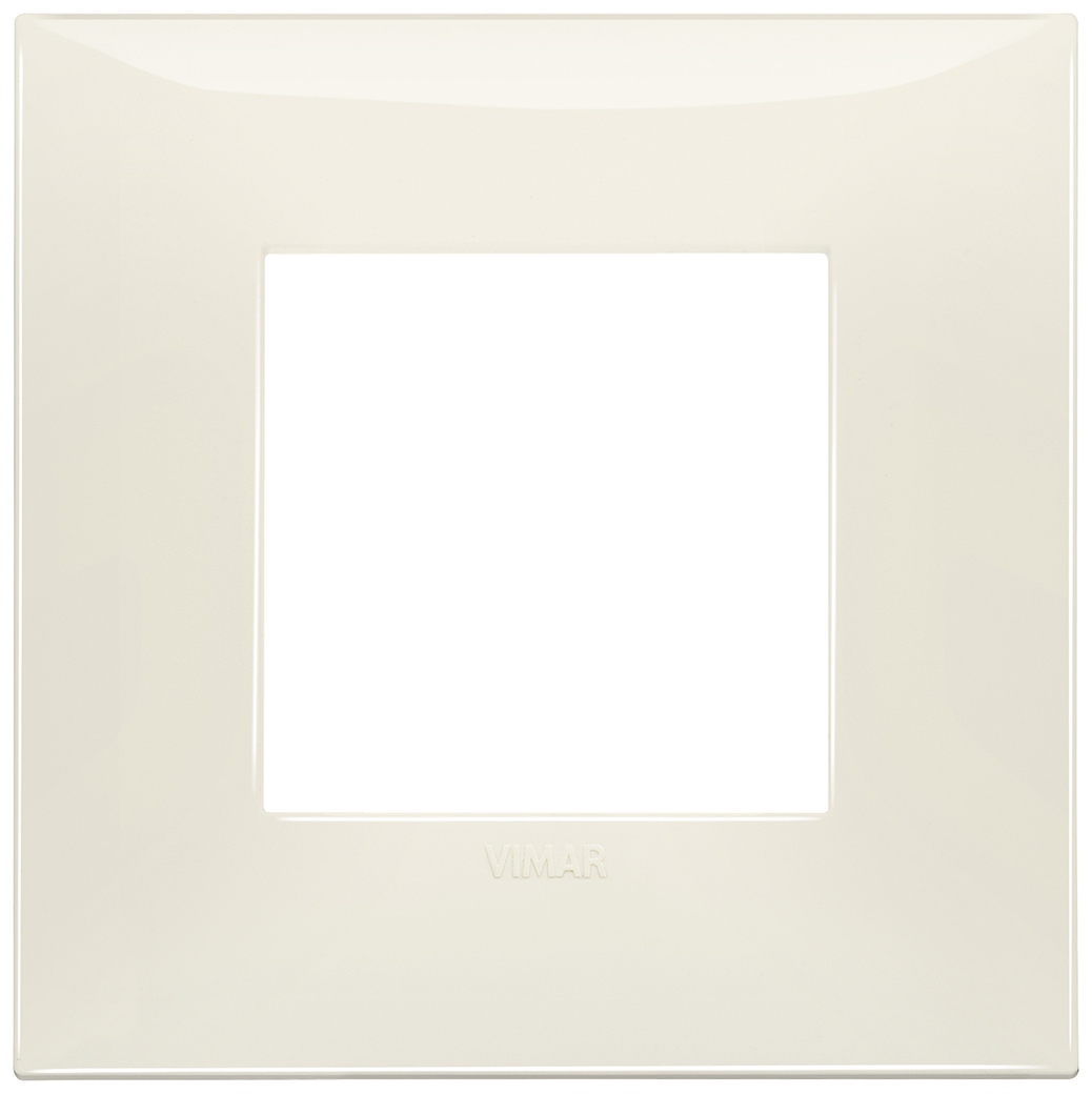 VIMAR - 09662.02 cover plate - 2 centered module ivory color NEVE UP