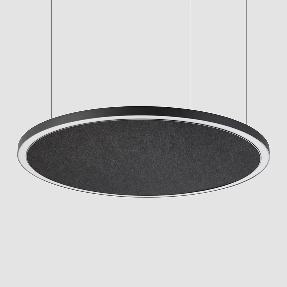POLARIS LIGHTING - LED акустичен кръг COOL Ø1150/25/25mm 63W 3000K 5670 lm 110° черно 2503-115