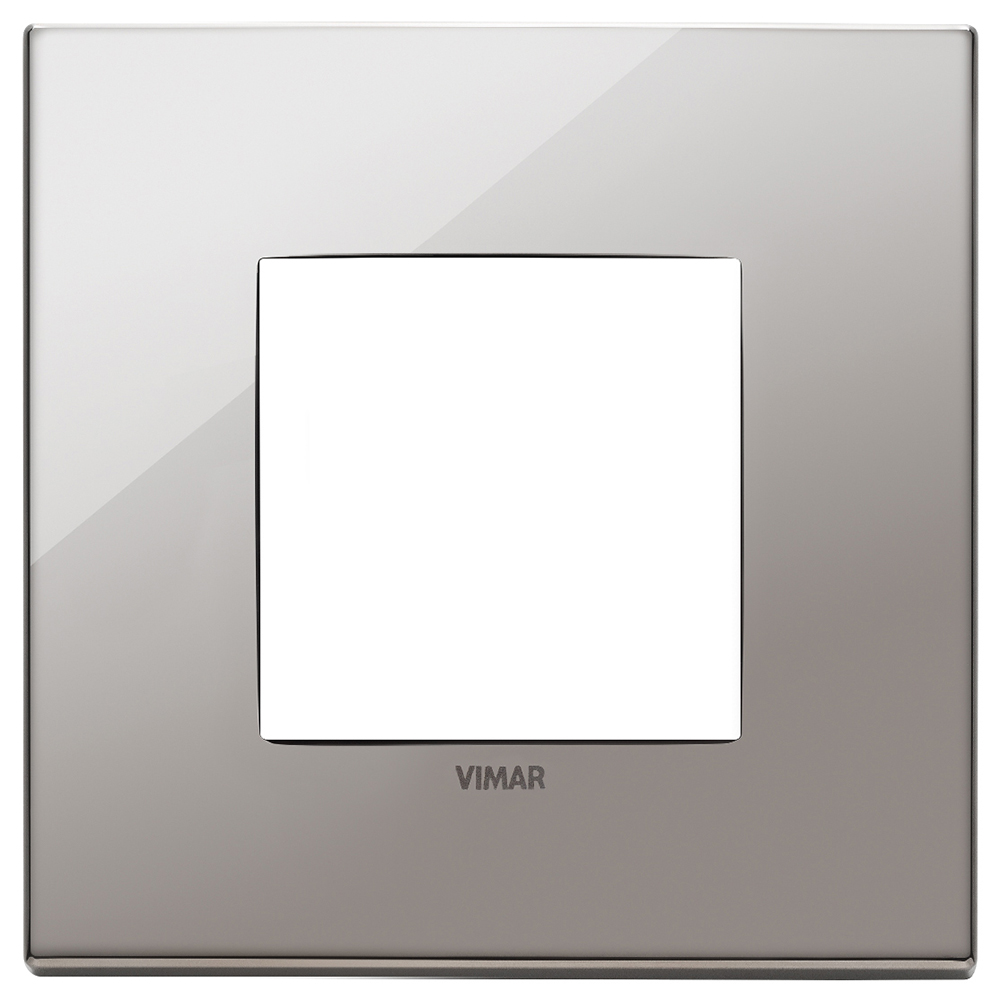 VIMAR - 22642.83 - Eikon Exe Рамка 2М немски стандарт Black chrome
