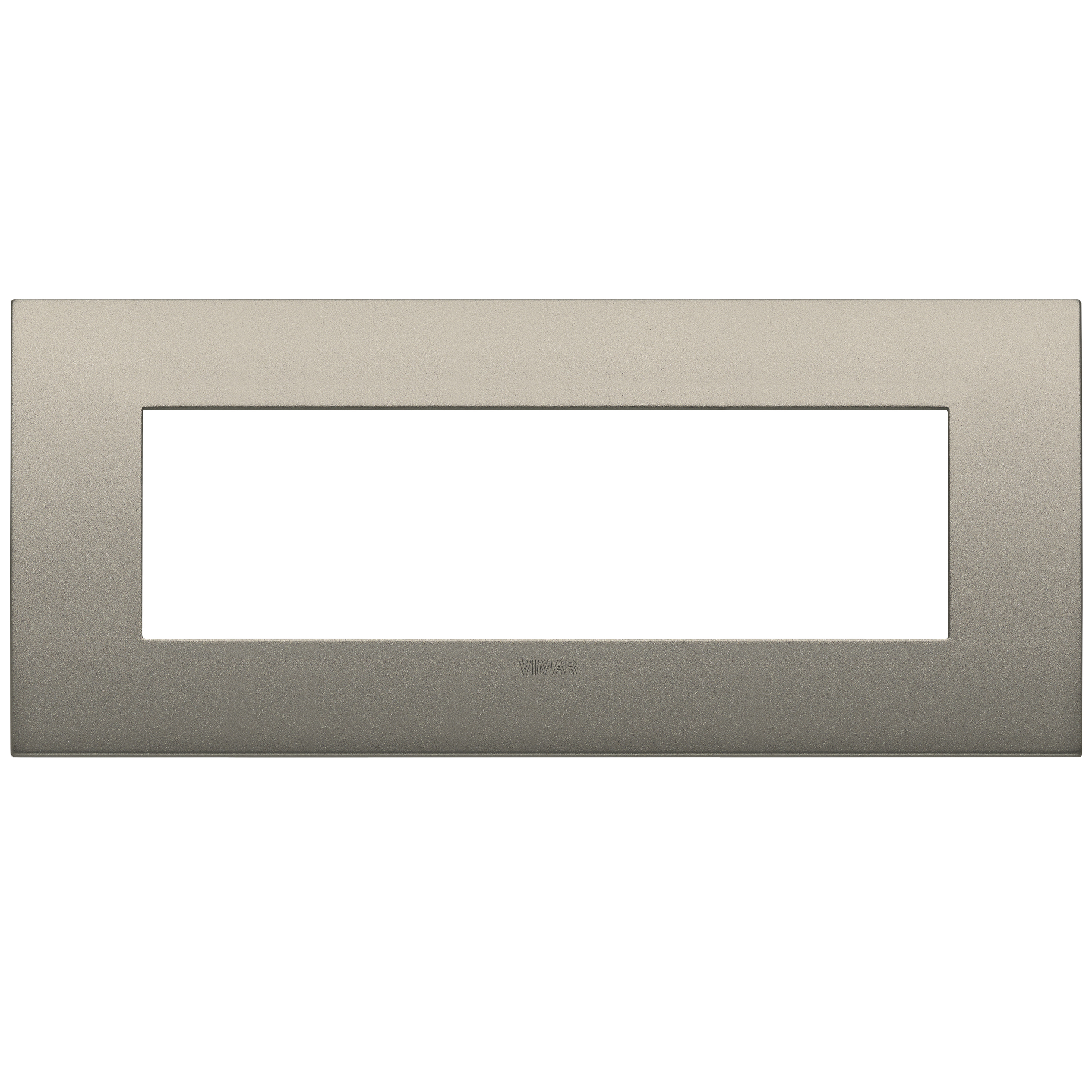 VIMAR - 19657.13 - Classic plate 7M metal matt champagne