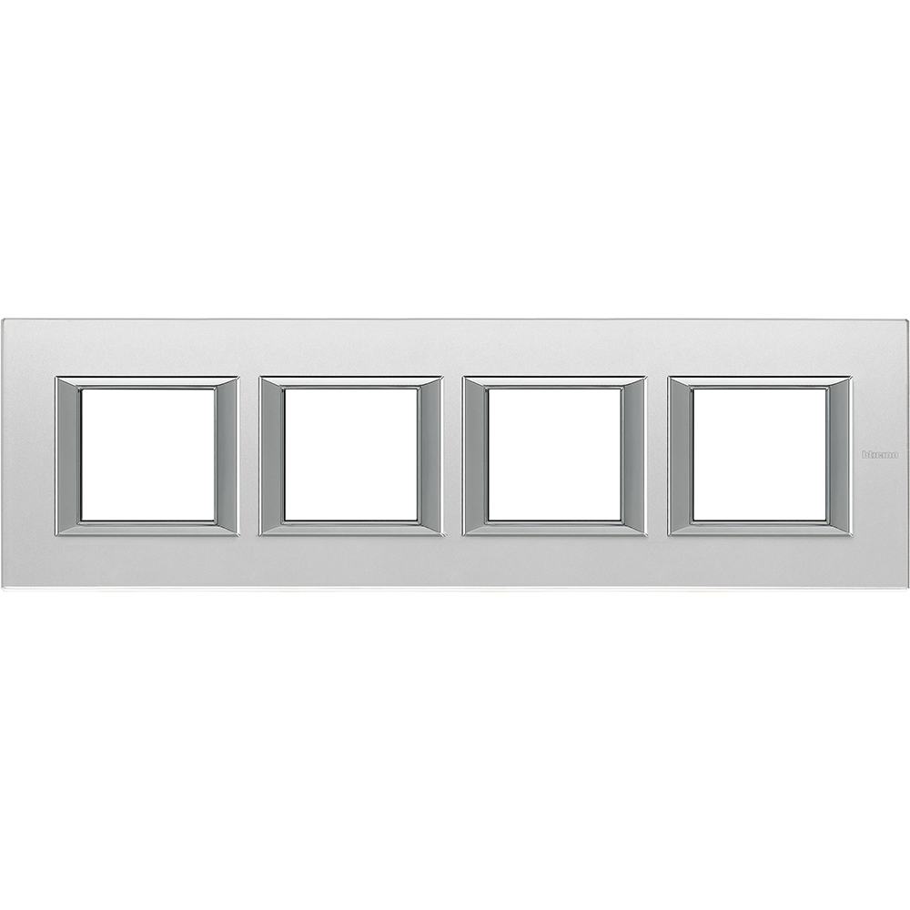 BTICINO - HA4802M4HVSA rectangular cover plate 4х2modules-Mirror glass