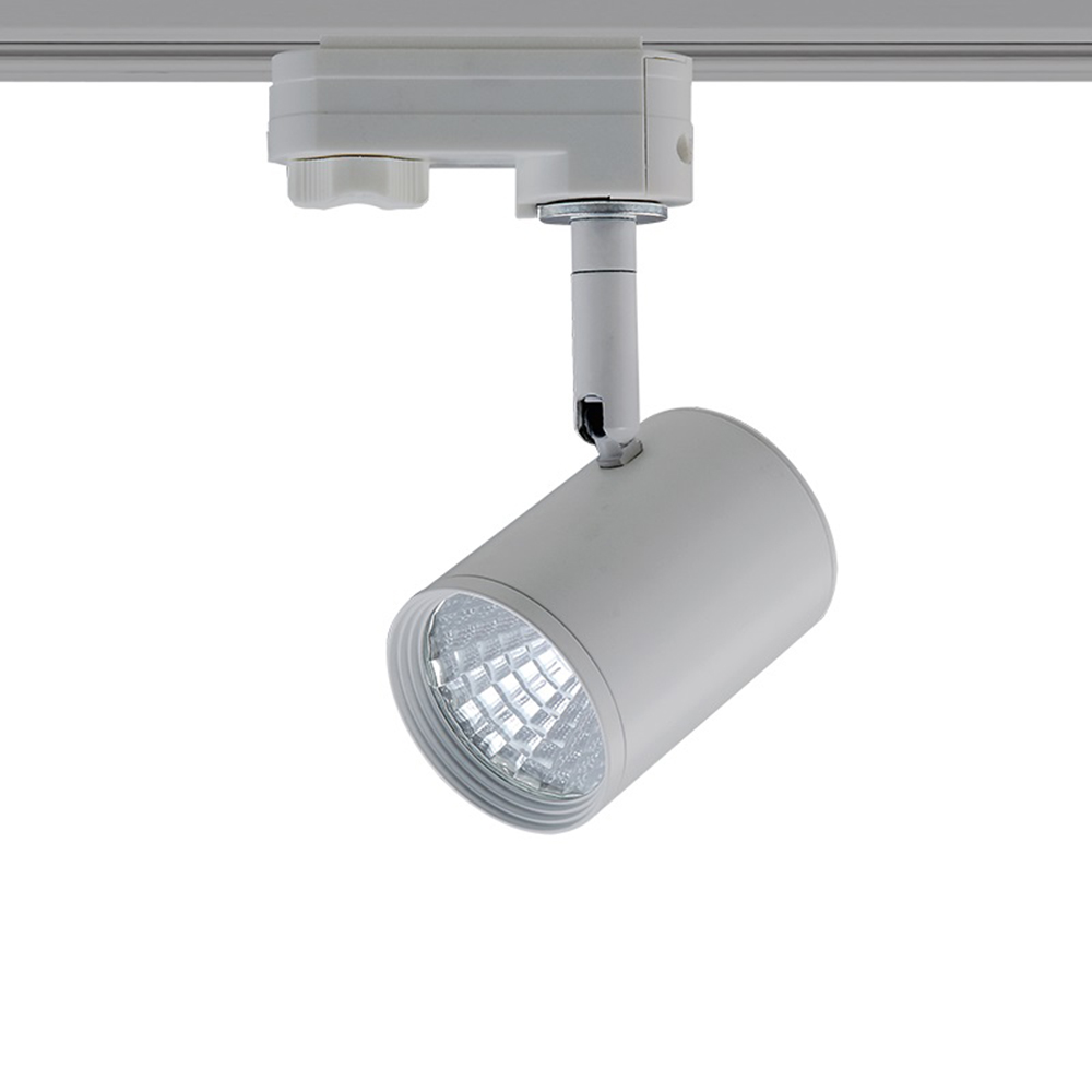 ACA LIGHTING - Релсов прожектор LED 7W 3000K за трифазна шина сив ZUNO730G4