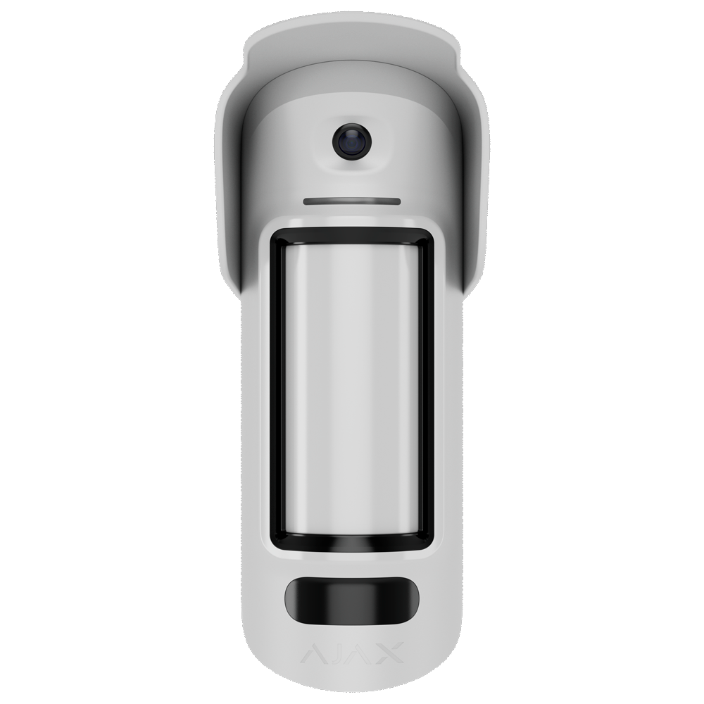 AJAX - Wireless PIR motion sensor with visual verification (PhOD) 90° range 15m @ h=1.3m IP55 white MotionCam Outdoor 39293.121.WH1