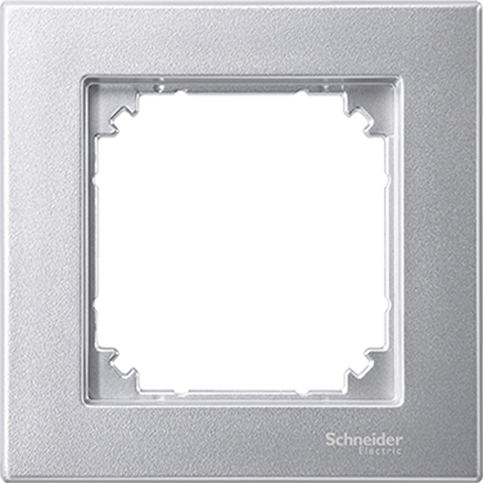 SCHNEIDER ELECTRIC - MTN486160 M-Plan frame, 1-gang, aluminium