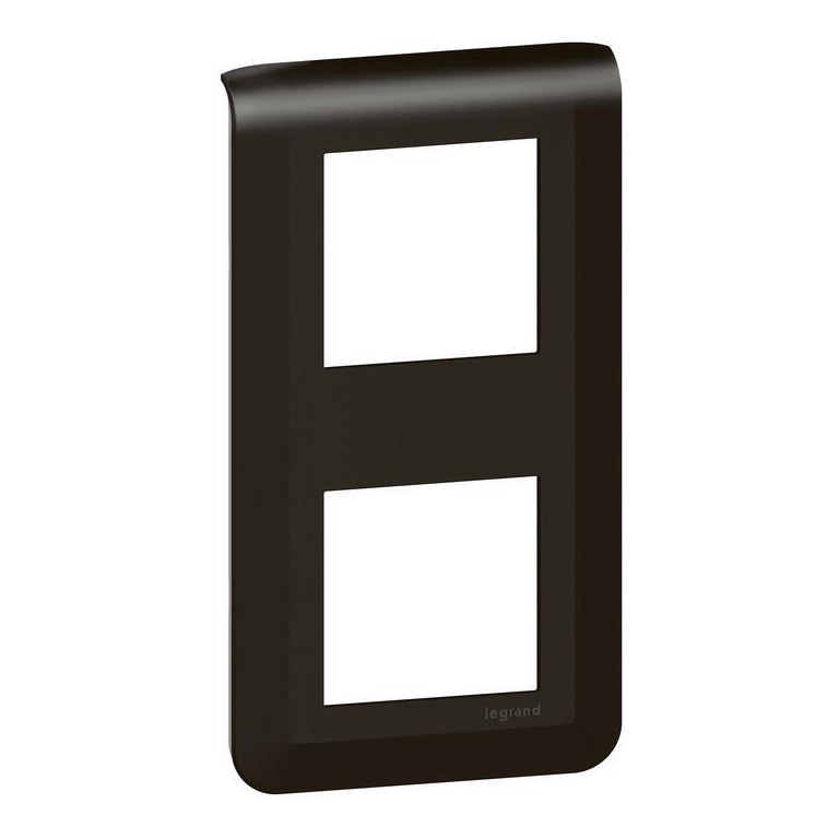 LEGRAND - Четиримодулна вертикална рамка 2х2 Mosaic черно 79062L