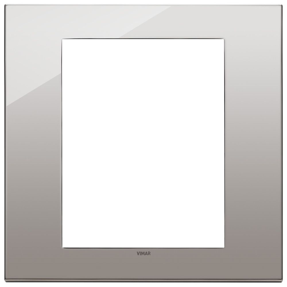 VIMAR - 22668.83 - Eikon Exe Рамка 8М италиански стандарт Black chrome