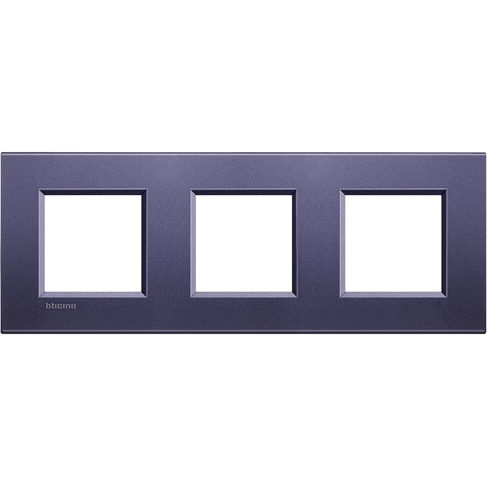 BTICINO - LNA4802M3CB Square cover plate 3х2modules -club-metal