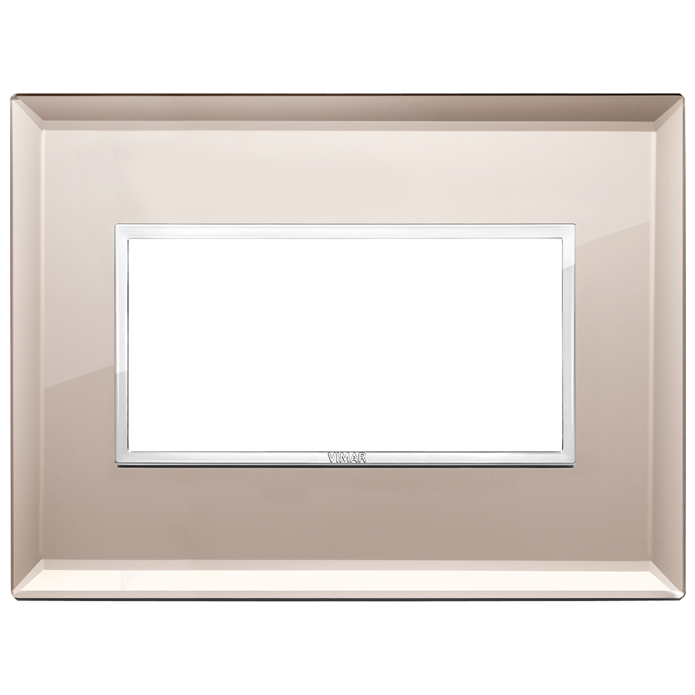 VIMAR - 21654.75 - Plate 4M crystal bronze mirror
