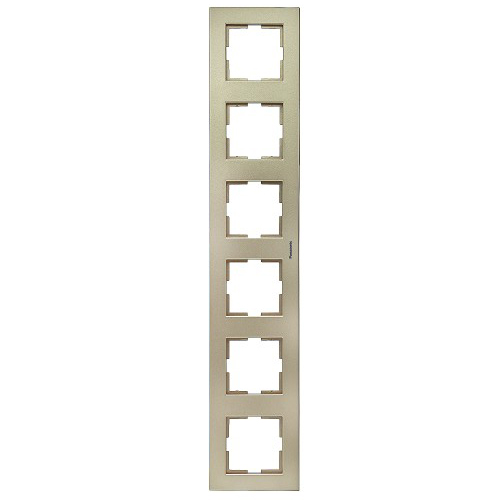 PANASONIC - 6 Gang Frame Vertical WWKTF08162BR‐EU1 bronze