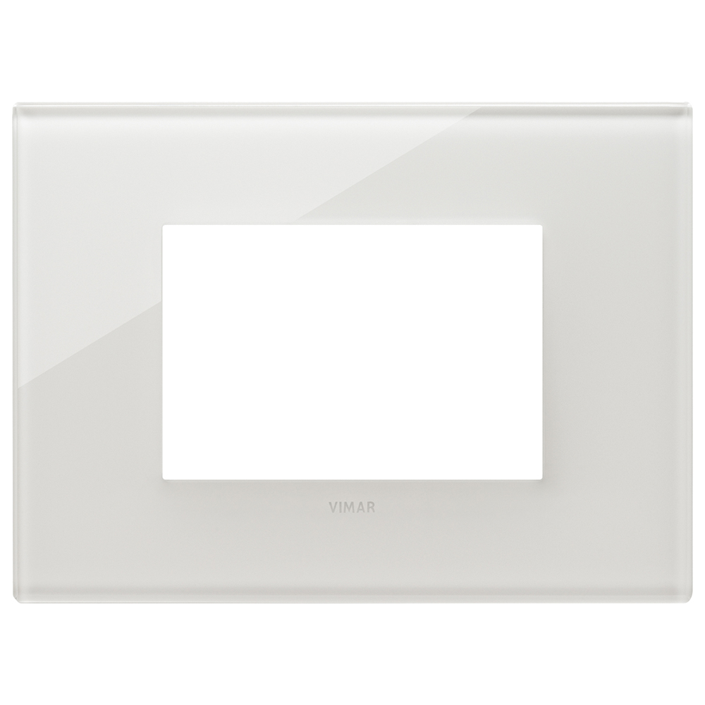 VIMAR - 22653.71 - Plate 3M glass milky white
