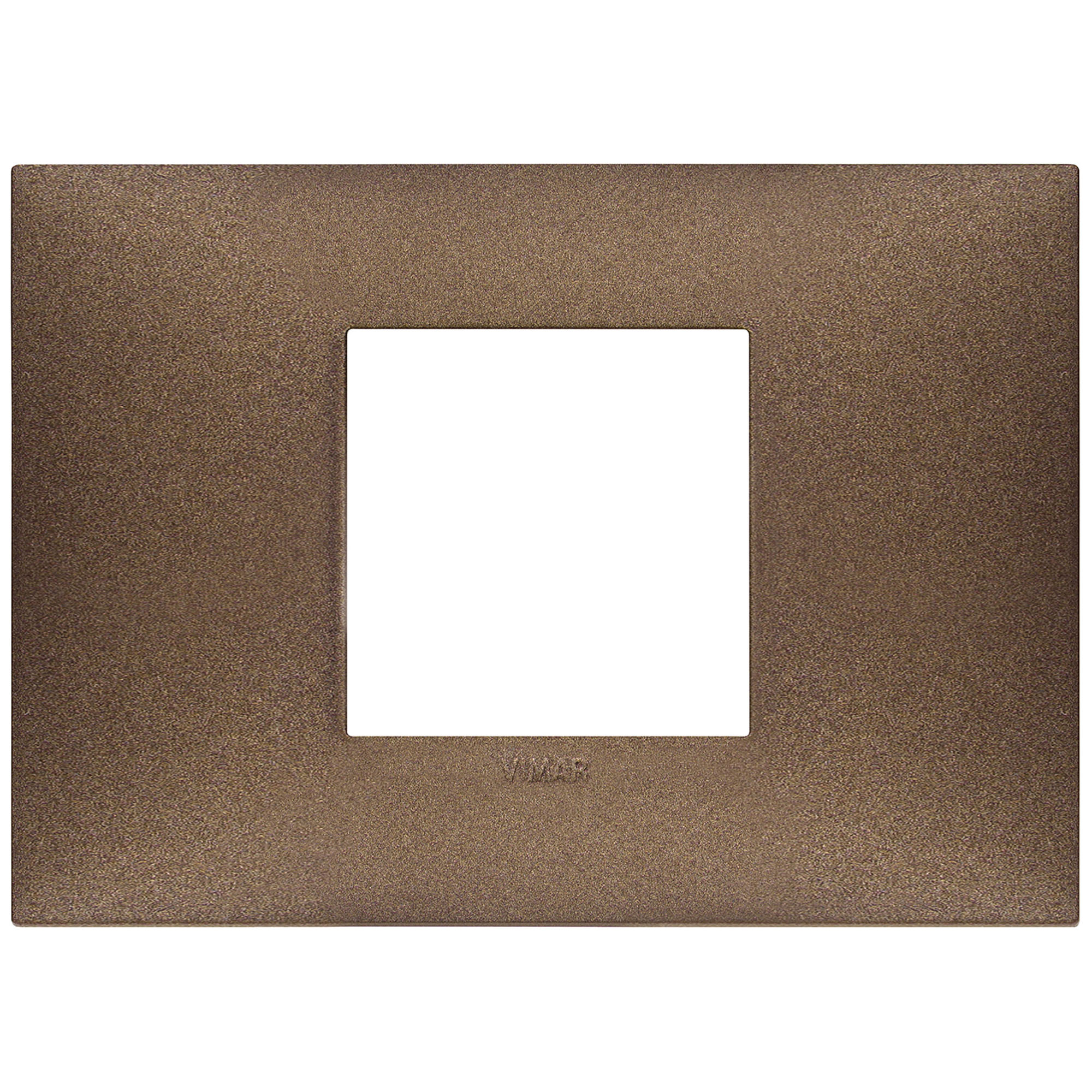 VIMAR - 09672.24 cover plate - 2 centered module matt copper color NEVE UP
