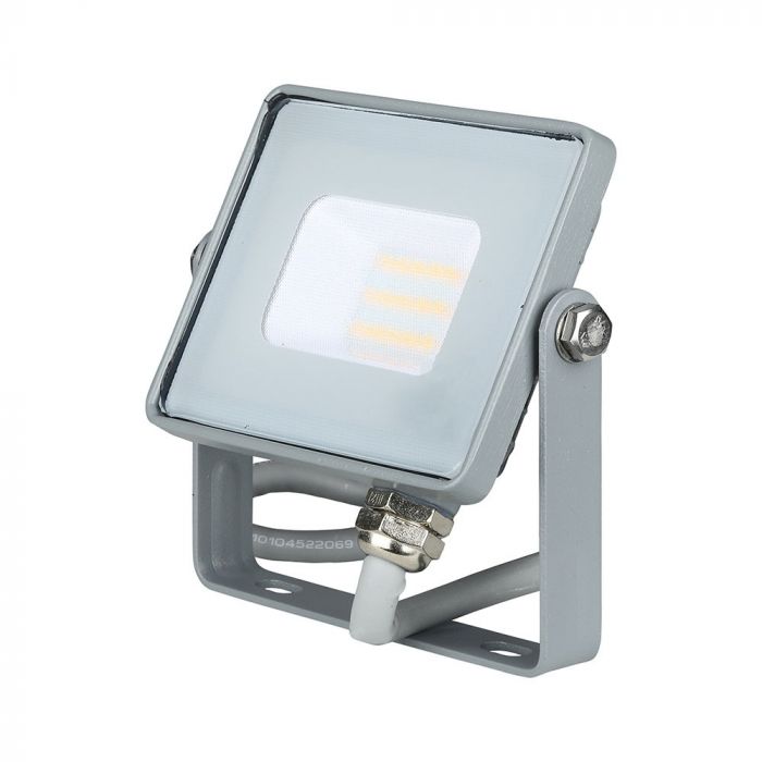 V-TAC - 10W LED Прожектор SAMSUNG Чип SMD Сиво Тяло 3000K SKU: 430