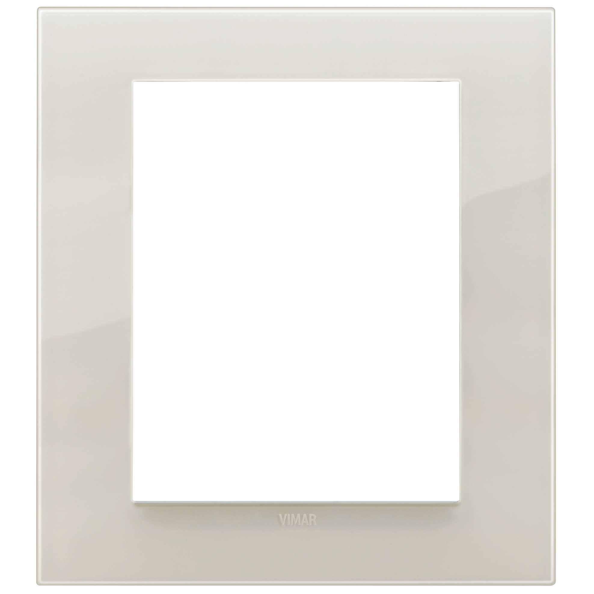 VIMAR - 19668.67 - Classic plate 8M Reflex ivory