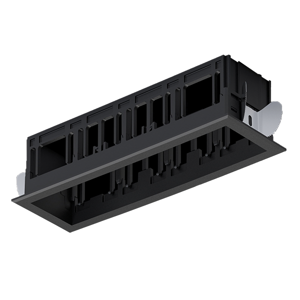 ELMARK - Console for 4 Grill COB Module black 92MOD4GR/BL