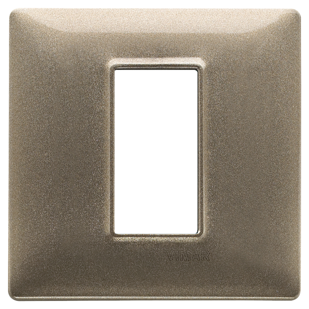 VIMAR - 14641.70 - Plate 1M metal metallized bronze
