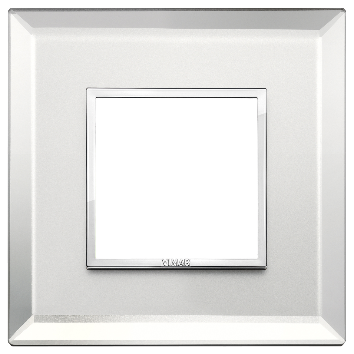 VIMAR - 21642.72 - Plate 2M crystal silver ice