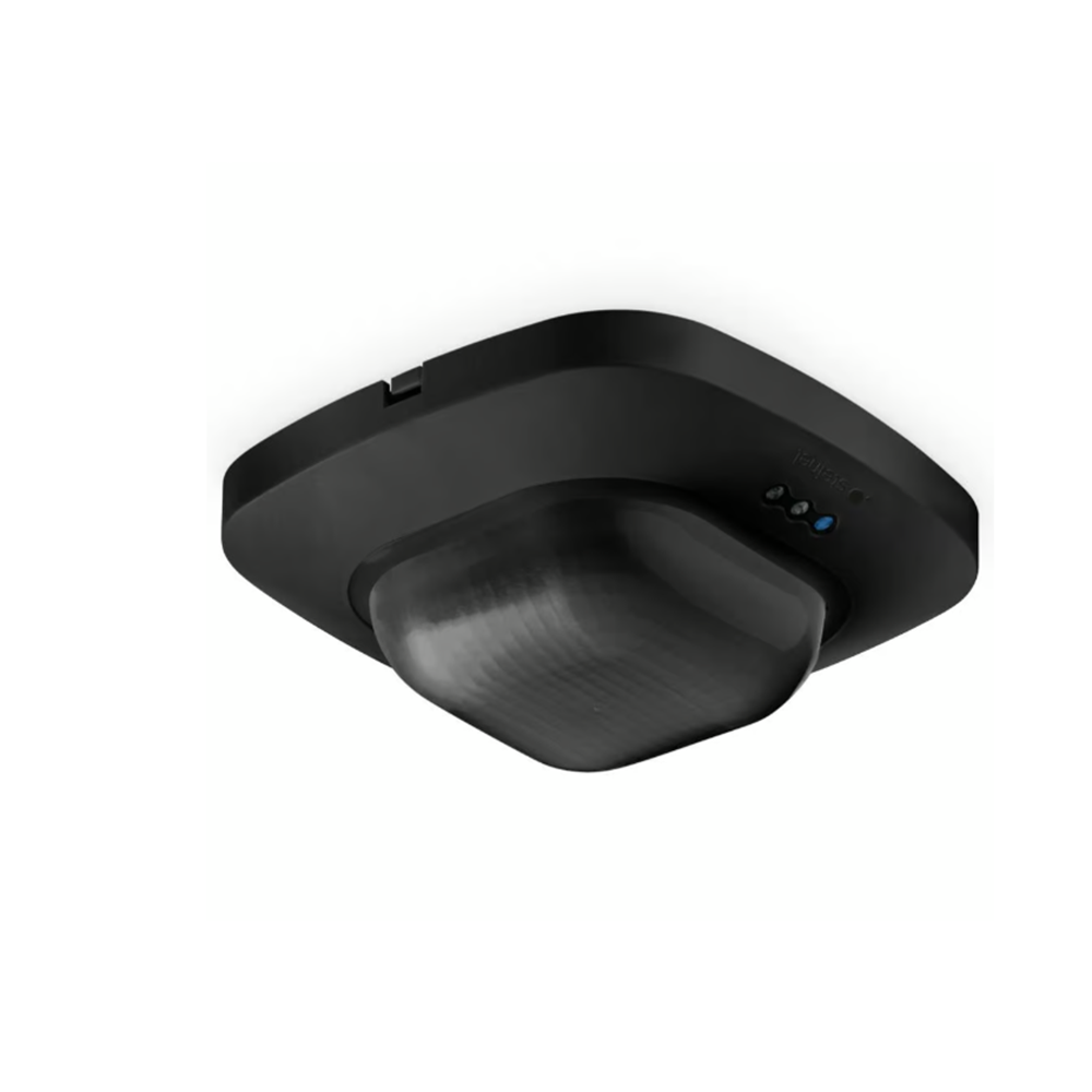 STEINEL - PIR presence detector, for ceiling mounting, 360°, range 8 x 8m @ h=2.8m, IP20, IR Quattro HD, Black SL068608