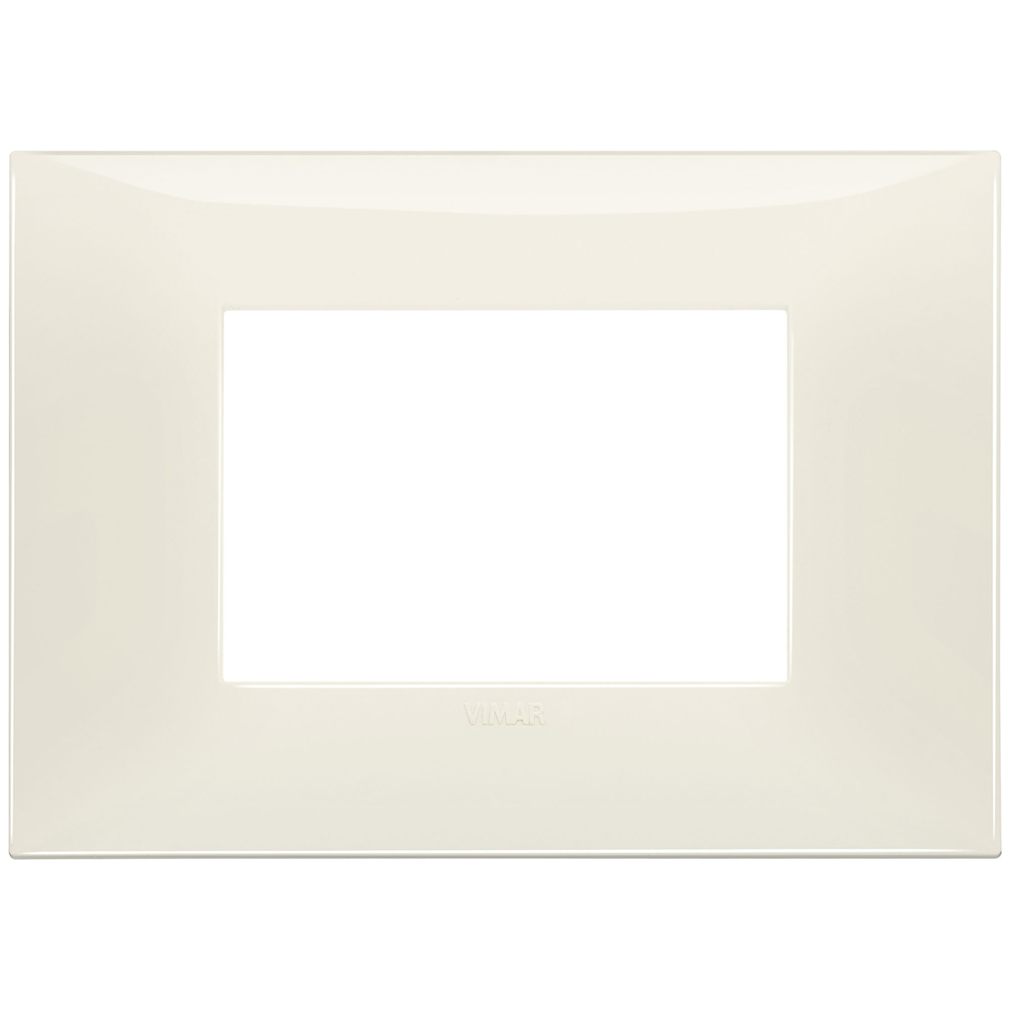VIMAR - 09673.02 cover plate - 3 centered module ivory color NEVE UP