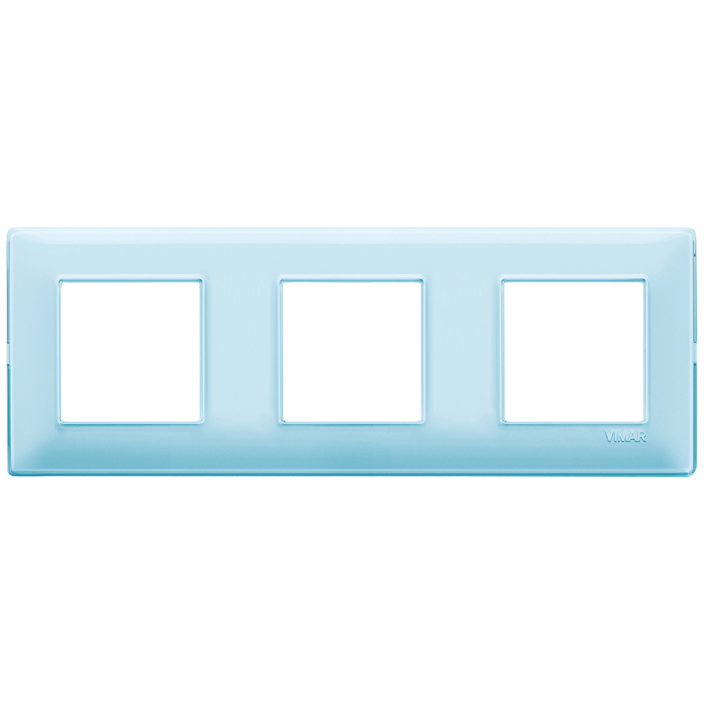 VIMAR - 14644.45 - Plate 6M (2+2+2) 71mm Reflex water
