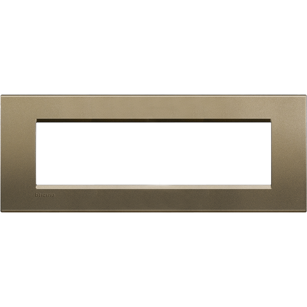 BTICINO - LNA4807SQ Рамка 7М Square правоъгълна метална Livinglight