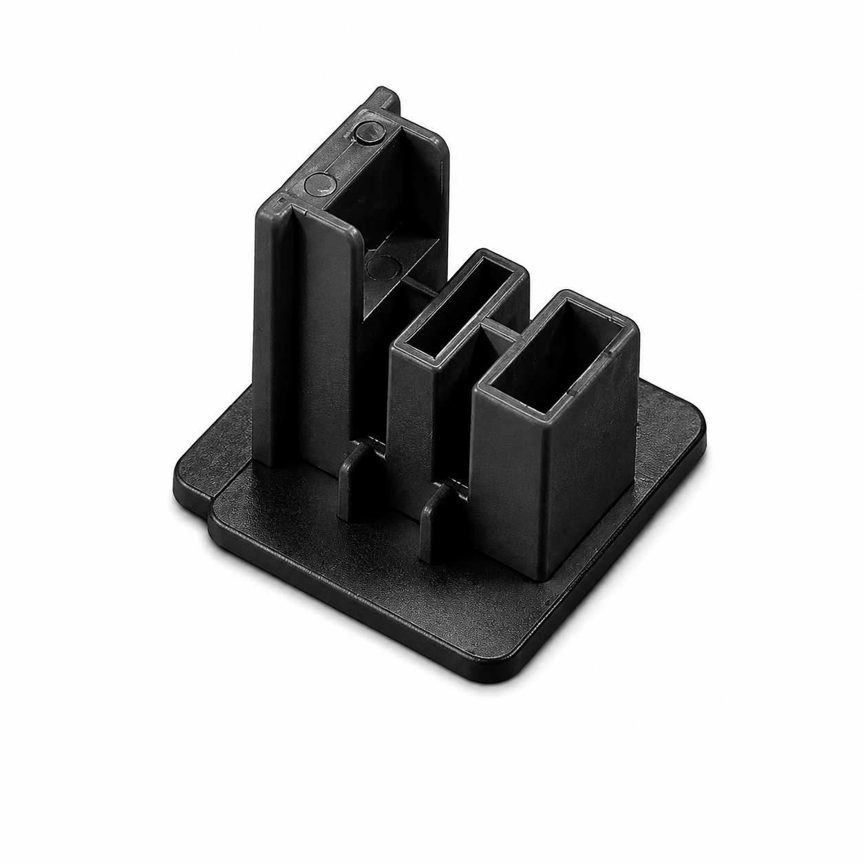 ACA LIGHTING - End cap for three phase track black 4WTEB