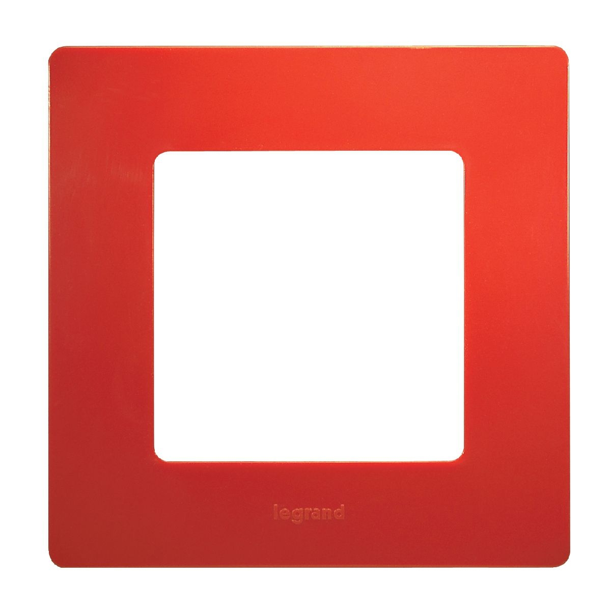 LEGRAND - Единична рамка NILOE 665021 Червен