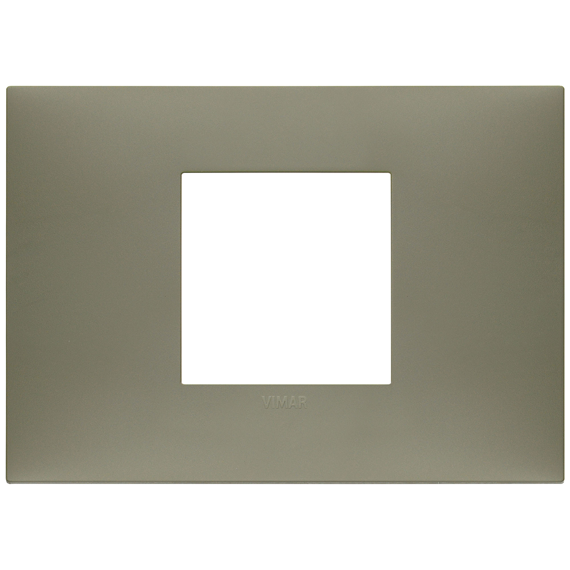VIMAR - 09672.13 cover plate - 2 centered module matt clay color NEVE UP