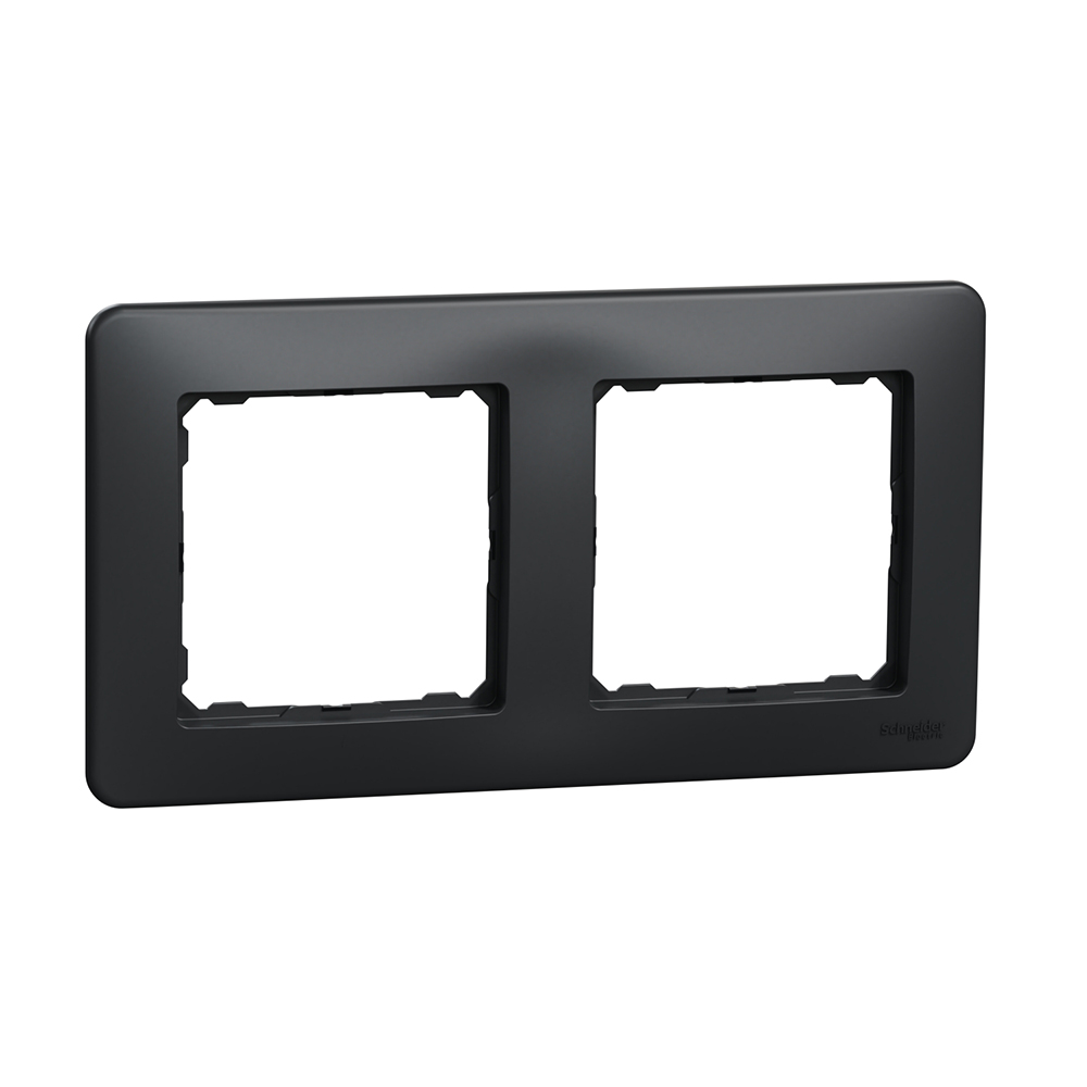 SCHNEIDER ELECTRIC - SDD314802 Sedna Design- 2-gang frame - antracite
