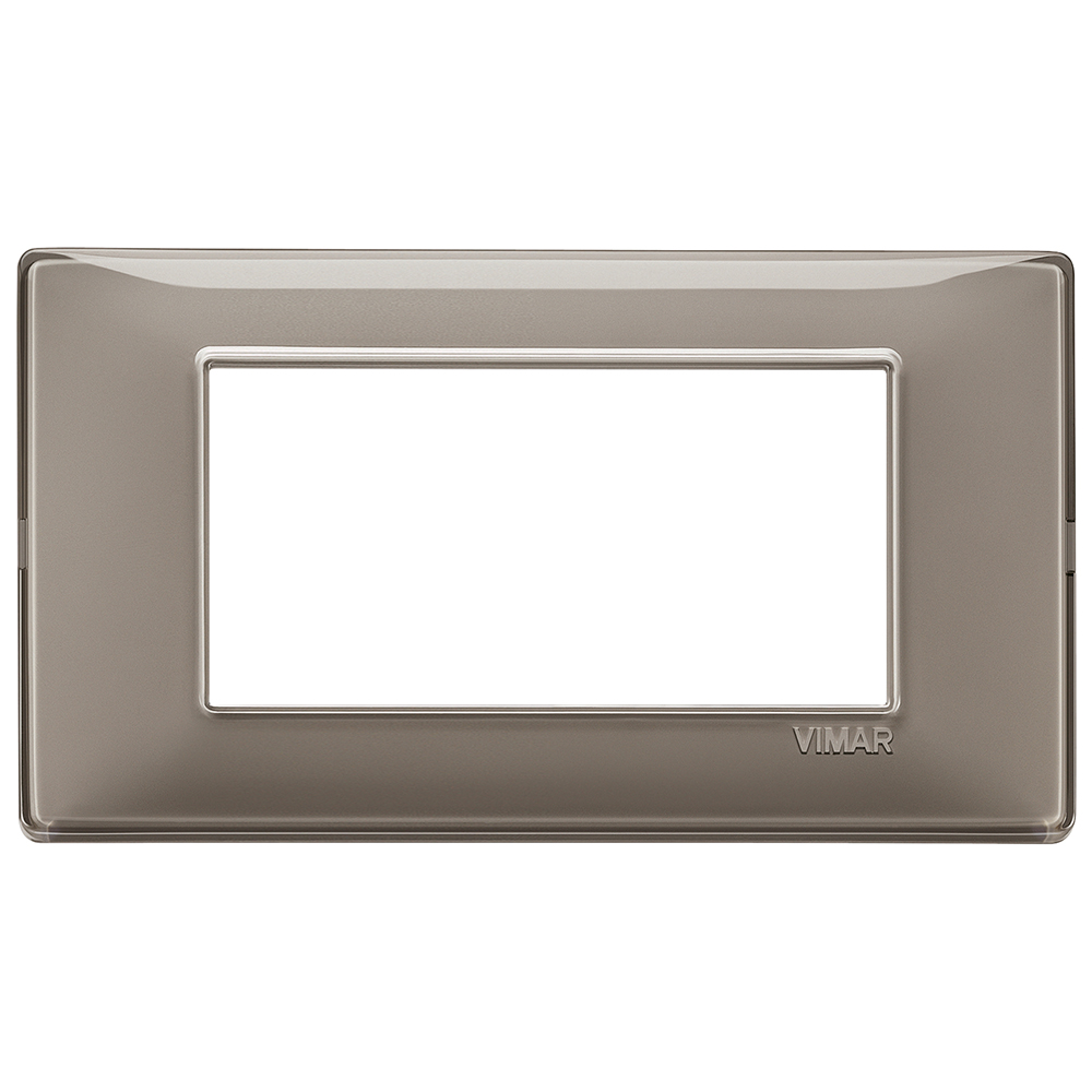 VIMAR - 14654.40 - Plate 4M Reflex ash 
