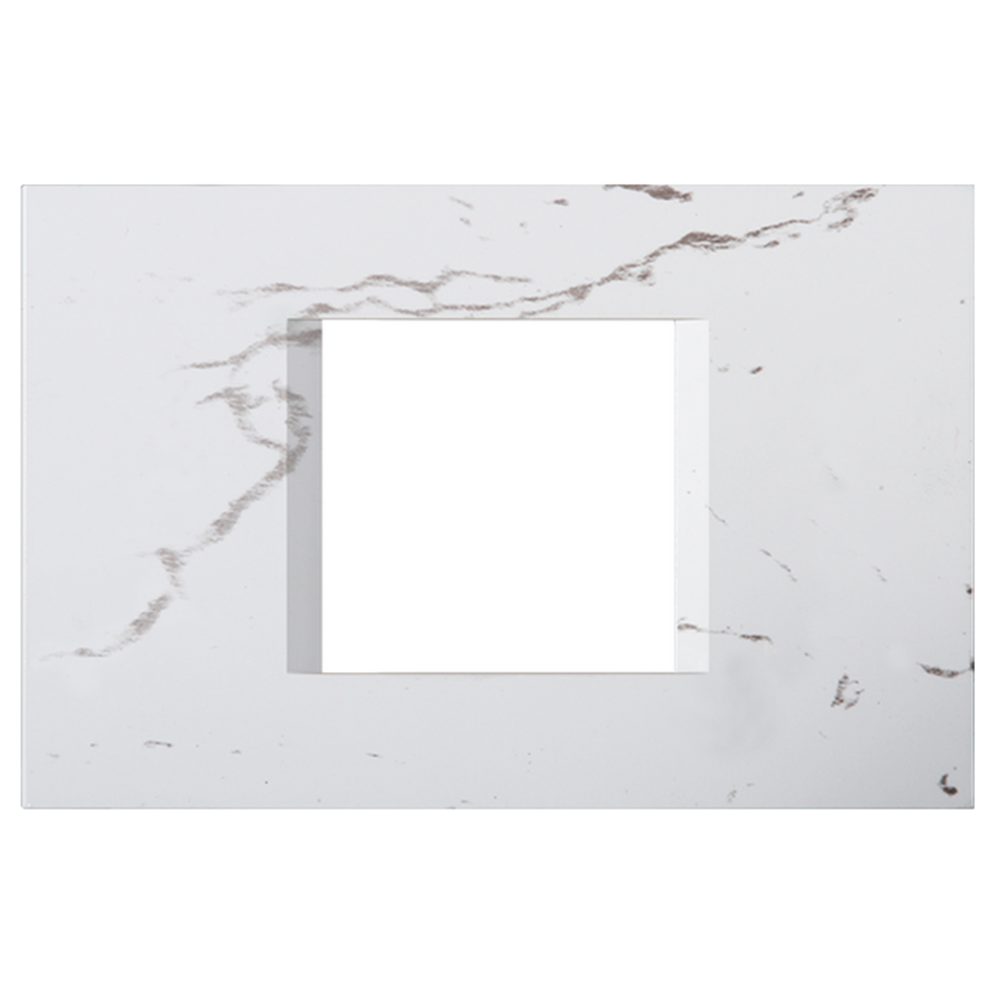TEM - OL23SW Frame 2/3M, color White stone, Modul