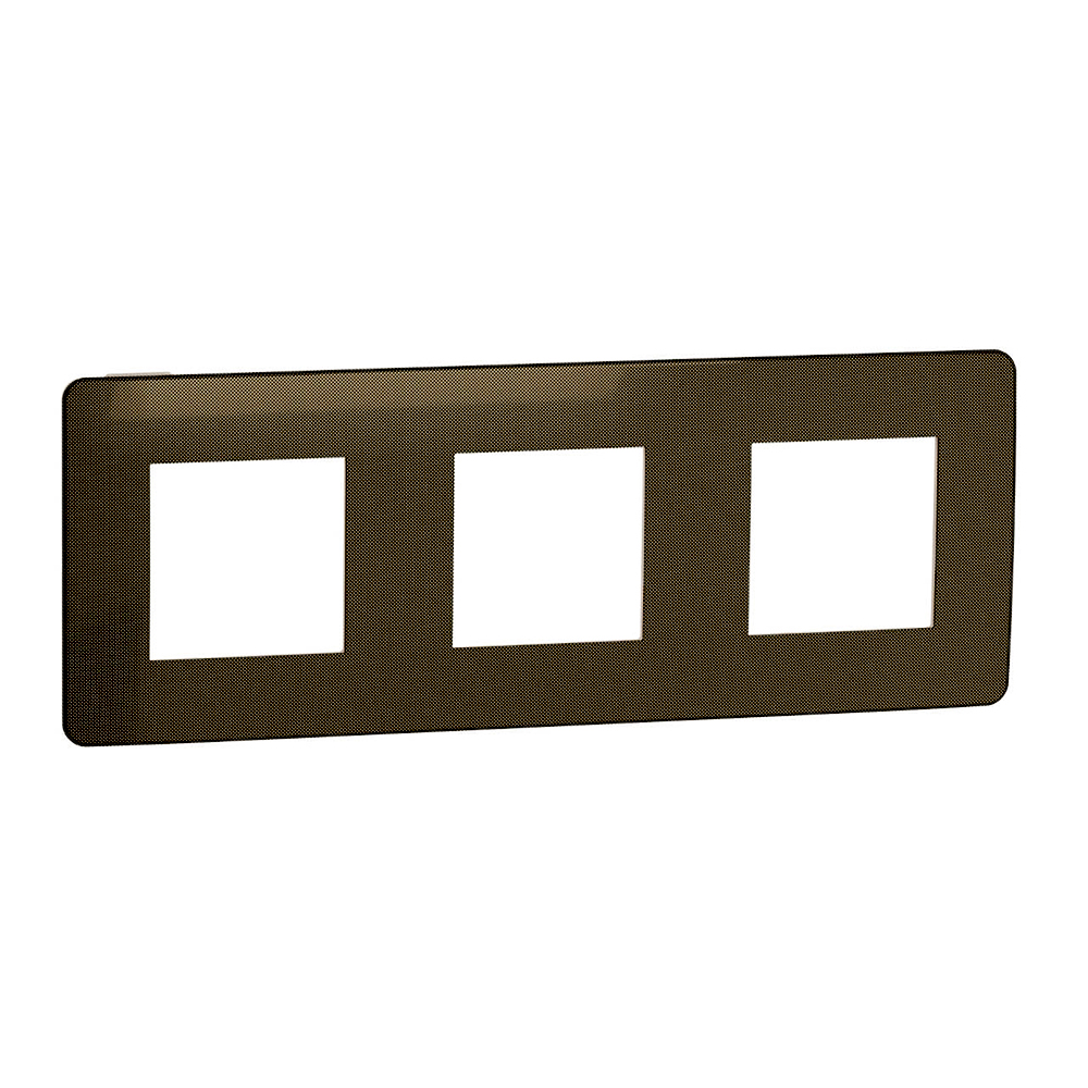 SCHNEIDER ELECTRIC - NU280651 cover frame - 3 gangs - 3 x 2 modules ...