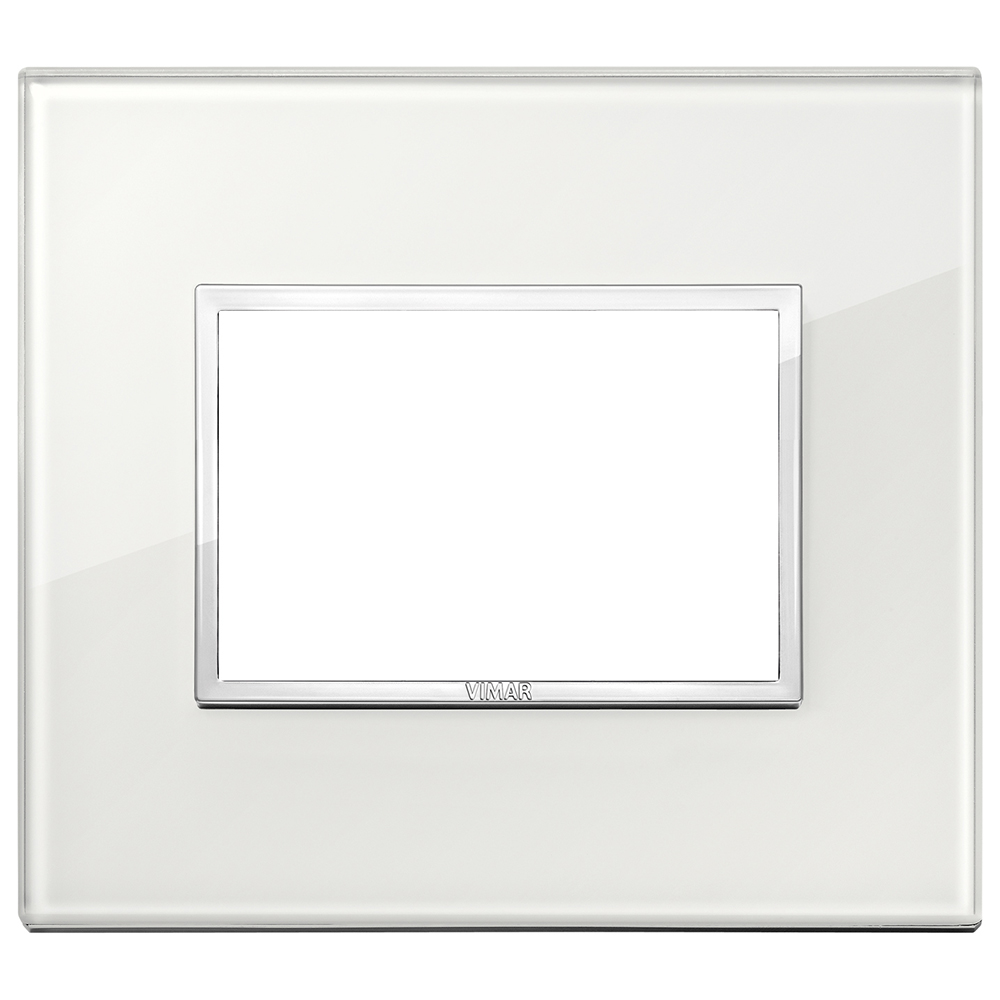 VIMAR - 21653.70 - Eikon EVO Рамка 3М италиански стандарт White diamond