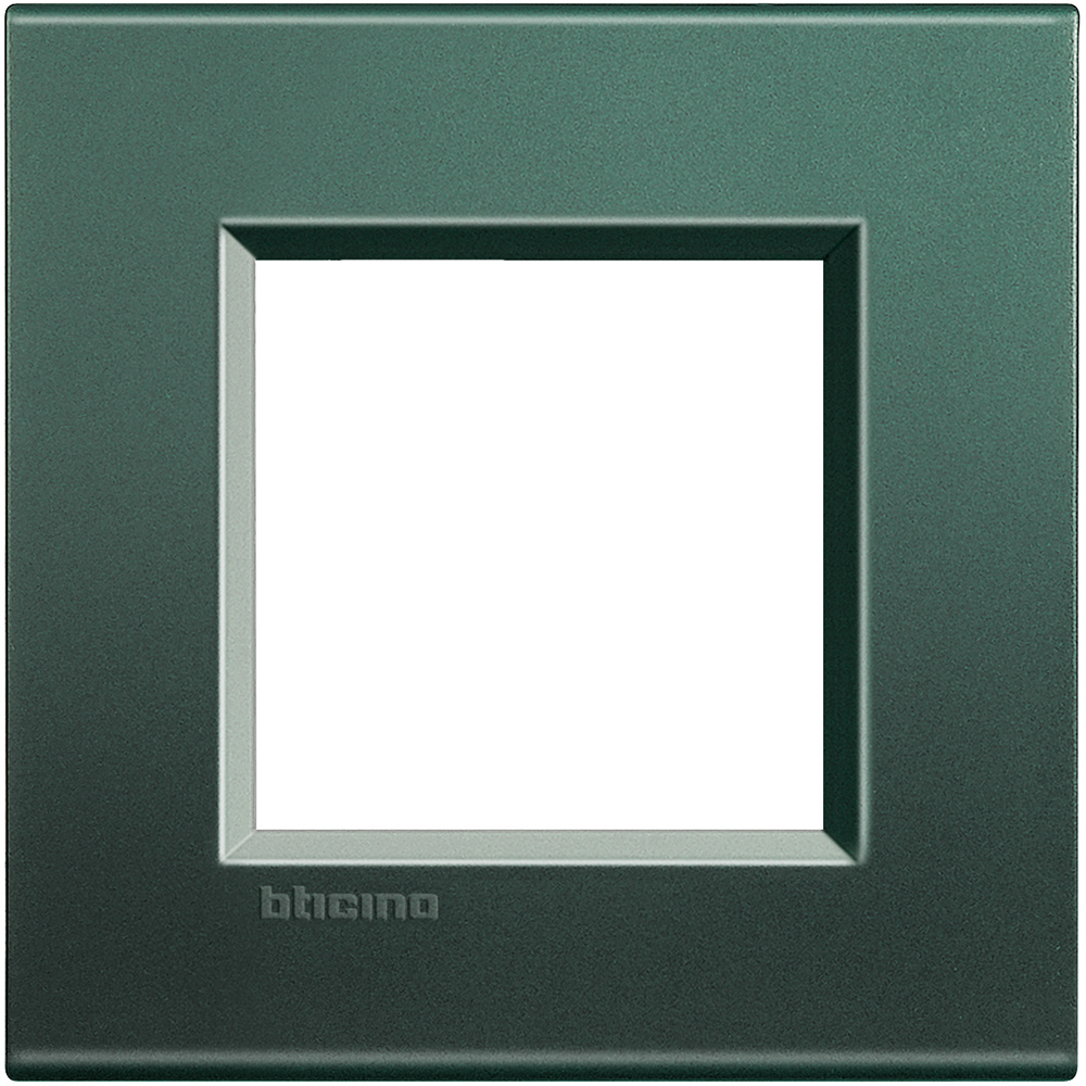 BTICINO - LNA4802PK Square cover plate 2 modules - park 