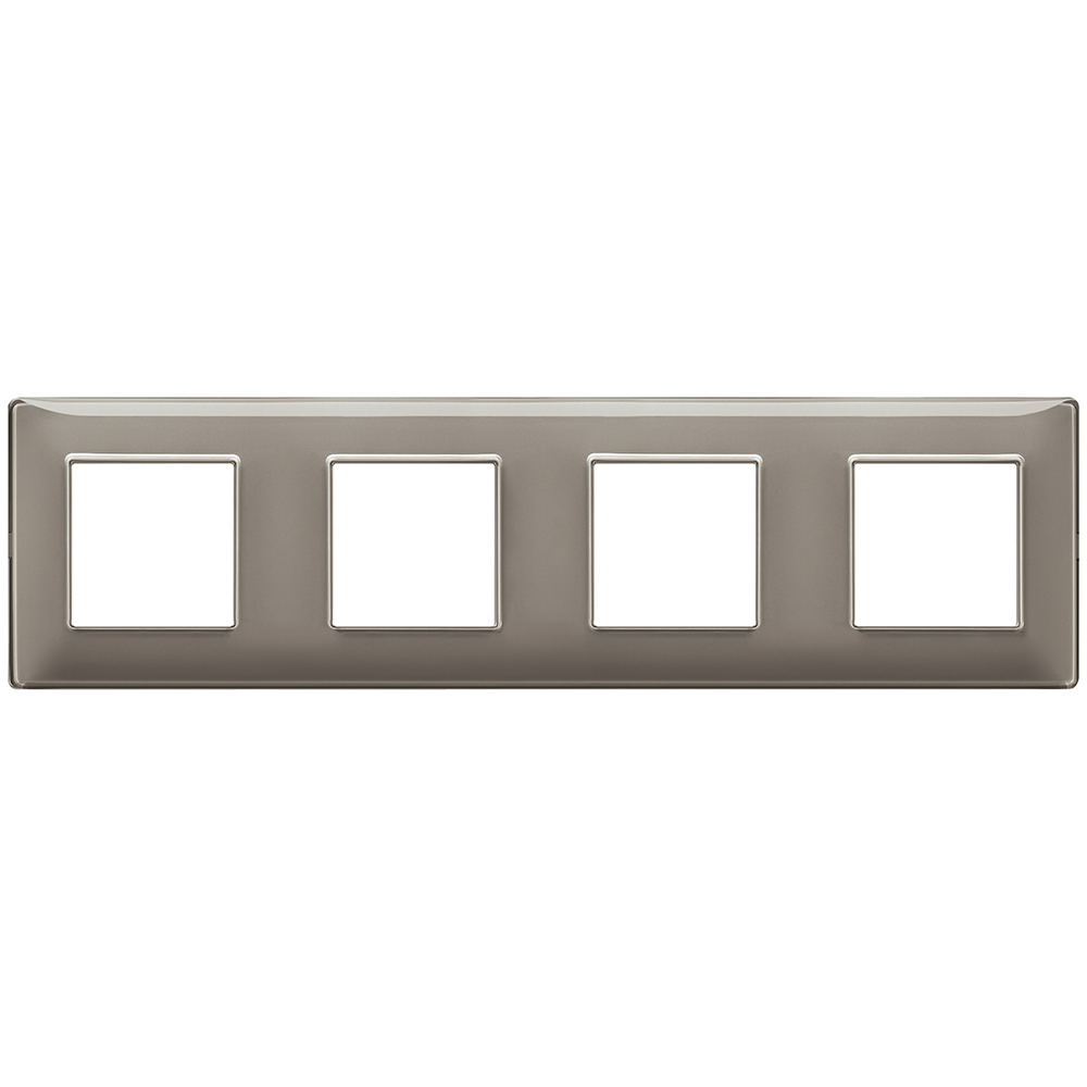 VIMAR - 14669.40 - Plate 8M (2+2+2+2) 71mm Reflex ash