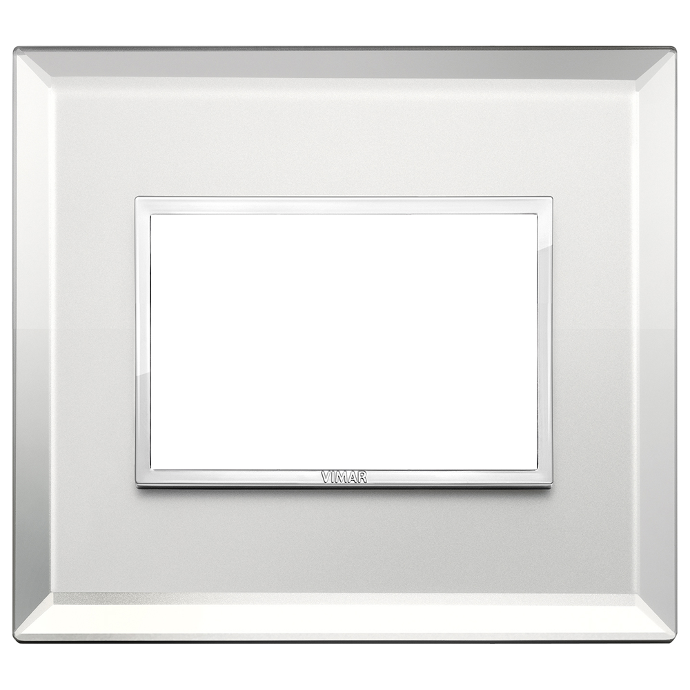 VIMAR - 21653.72 - Plate 3M crystal silver ice