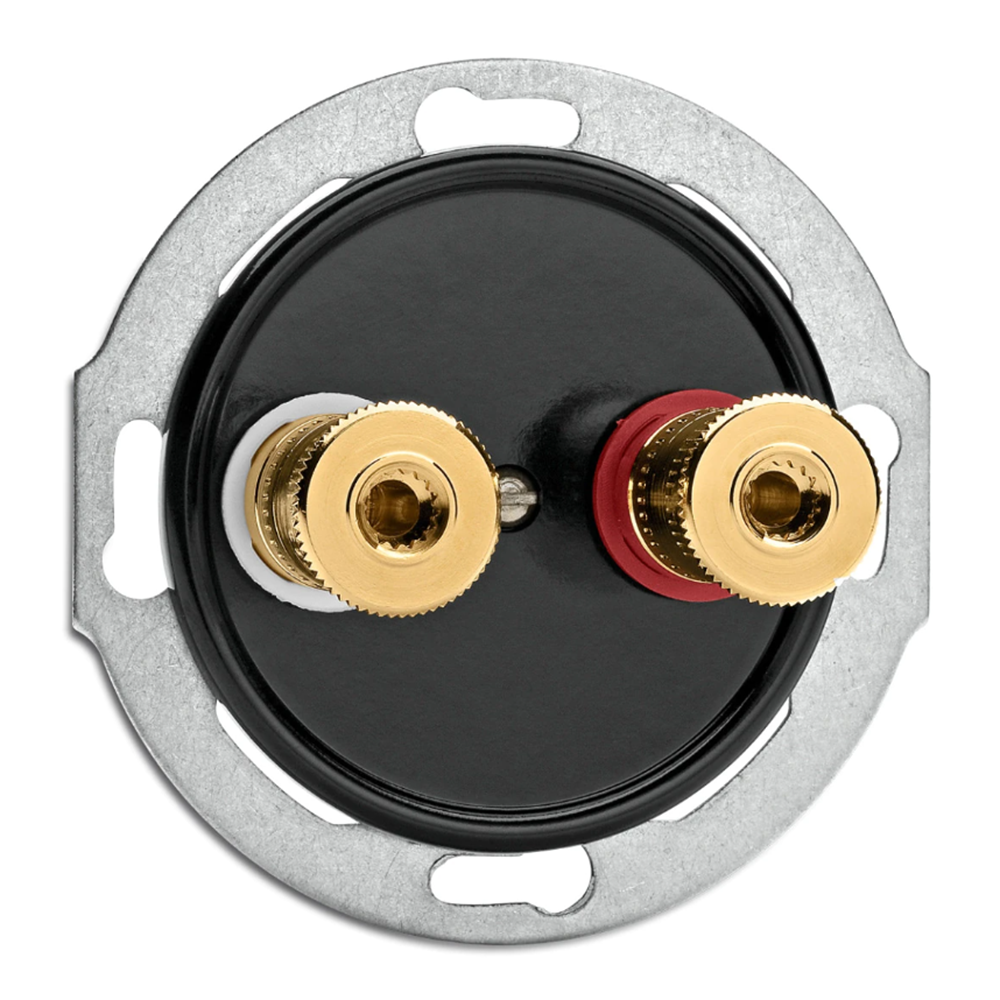 THPG - Speaker wall socket bakelite black 100737